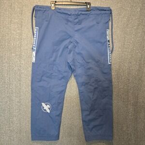 Hayabusa Stealth Fight Mens Pants A3 Blue Ripstop BJJ Jiu Jitsu Grappling MMA